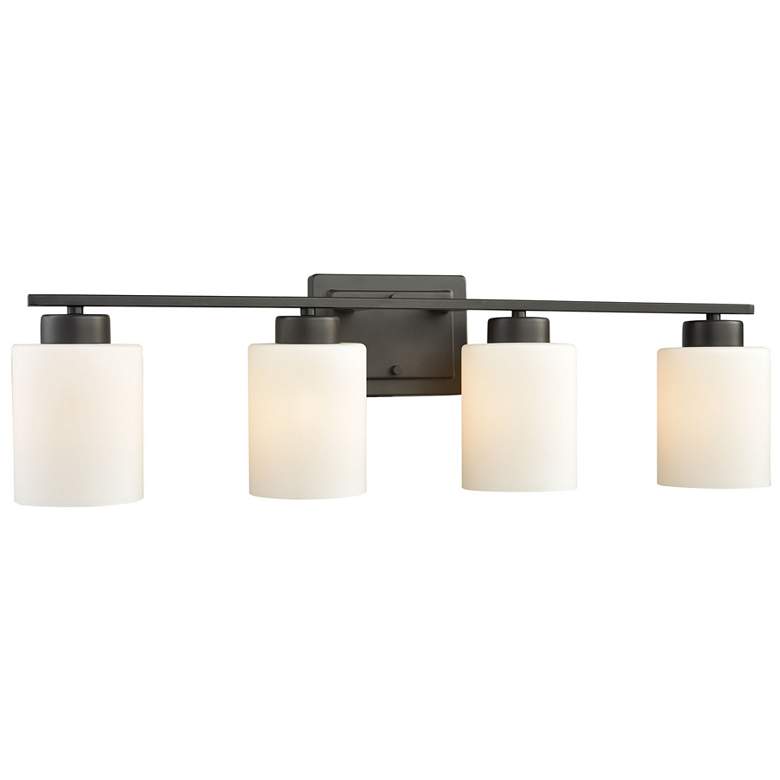Image 1 Summit Place 29 inch Wide 4-Light Vanity Light - Oil Rubbed Bronze