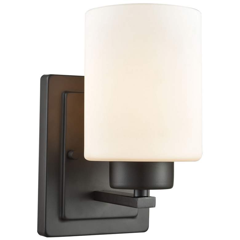 Image 1 Summit Place 9" High 1-Light Sconce - Oil Rubbed Bronze