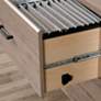 4_Summit Station 34"W Laurel Oak 2-Drawer Lateral File Cabinet more views