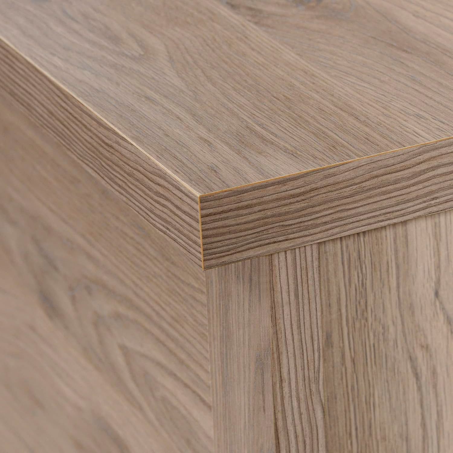 Summit Station 34"W Laurel Oak 2-Drawer Lateral File Cabinet