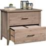 Summit Station 34"W Laurel Oak 2-Drawer Lateral File Cabinet