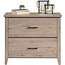 Summit Station 34"W Laurel Oak 2-Drawer Lateral File Cabinet