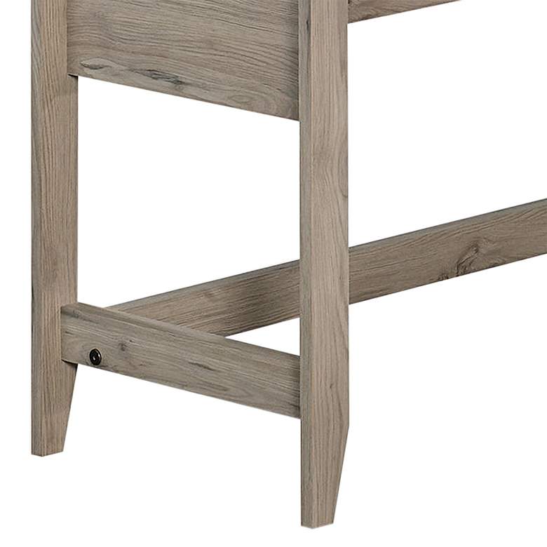 Image 4 Summit Station 58 1/2"W Laurel Oak 1-Drawer L-Shaped Desk more views