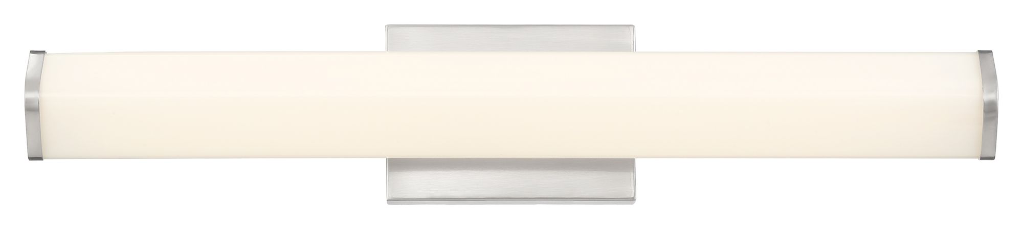 Image 3 Summit - Vanity - 24" - Brushed Steel - White Acrylic more views