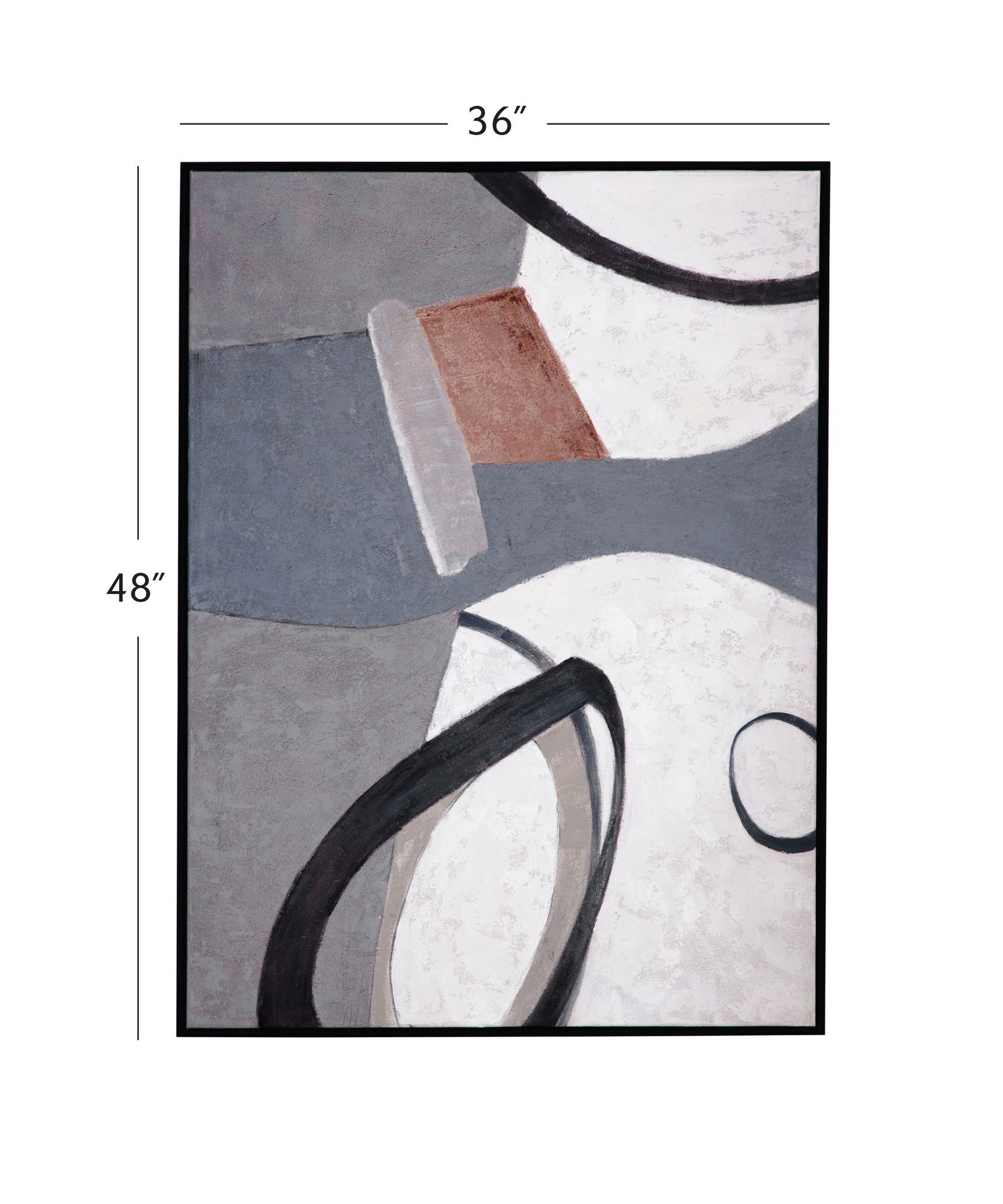 Image 4 Sumter Gray Canvas Wall Art more views