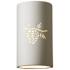 Sun Dagger 13.75" High Bisque Large Cylinder Outdoor LED Wall Sconce
