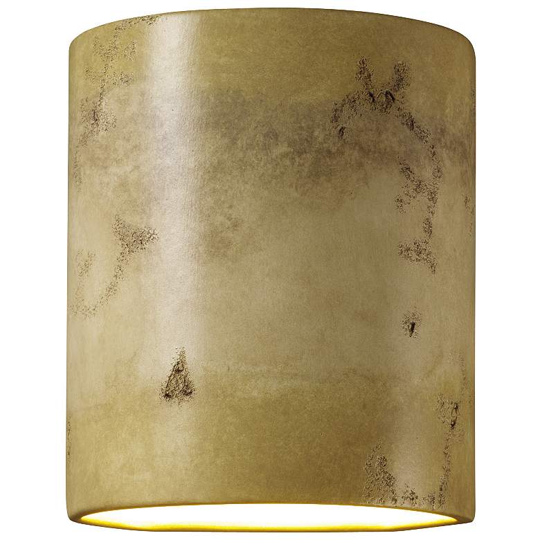 Image 1 Sun Dagger 9.25" Open Greco Travertine Small Cylinder No Cutout Wall S
