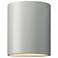 Sun Dagger 9.25"H Open Matte White Small Cylinder No Cutout LED Wall S