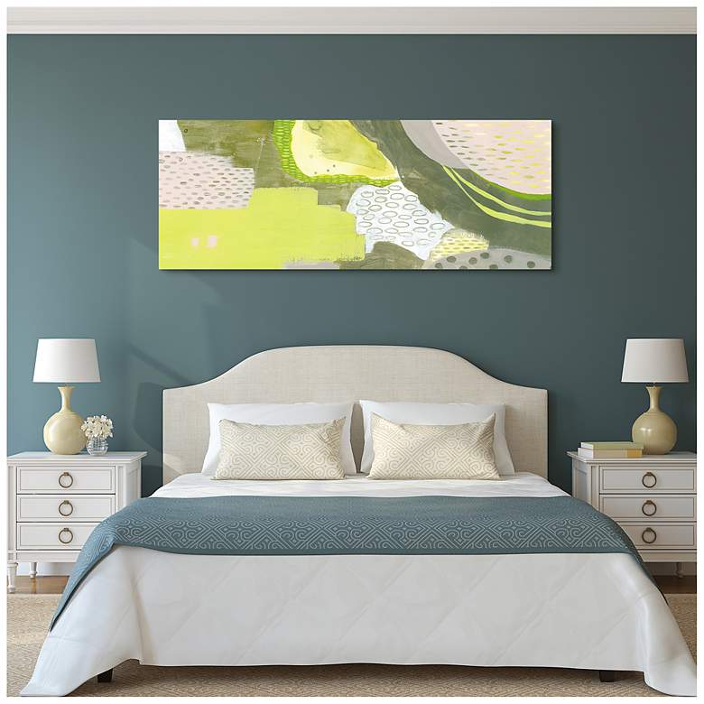 Image 6 Sun Fleck" Frameless Free Floating Tempered Art Glass Wall Art more views