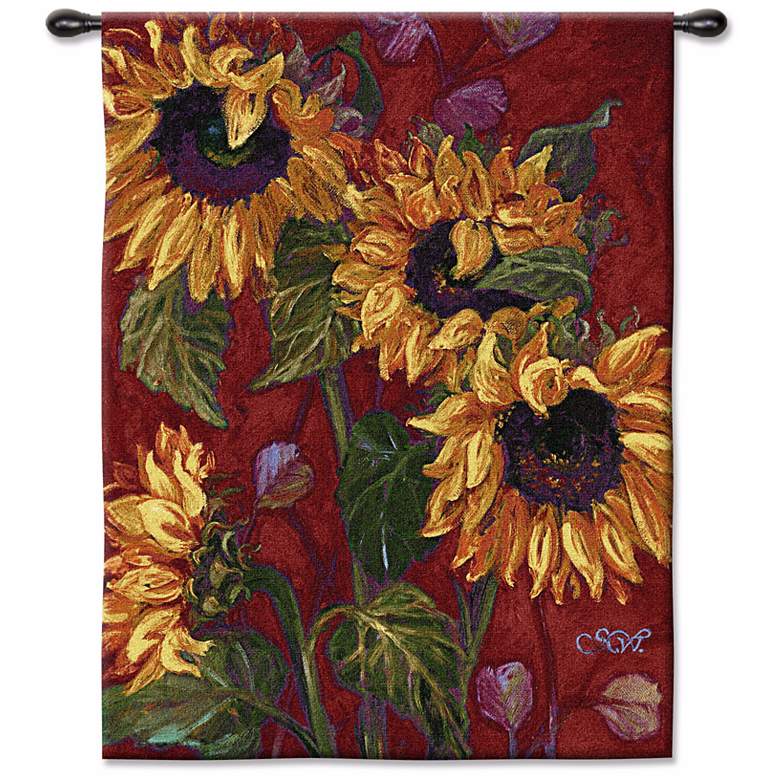 Image 1 Sun From a Flower 53 inch High Wall Tapestry