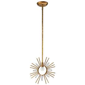 Image1 of Sun King 1 Light Pendant in Gold