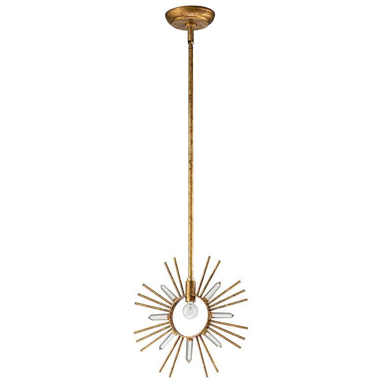 Image 1 Sun King 1 Light Pendant in Gold