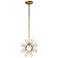 Sun King 1 Light Pendant in Gold