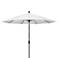 Sun Master 11-Foot Natural and Black Crank Patio Umbrella
