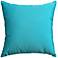 Sunbrella Aruba Blue 20" Square Outdoor Decorative Pillow
