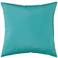 Sunbrella Aruba Blue Canvas 18" Square Indoor-Outdoor Pillow