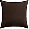 Sunbrella® Bay Brown 18" Square Indoor-Outdoor Pillow