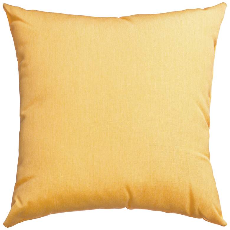 Image 1 Sunbrella&#174; Buttercup 18 inch Square Indoor-Outdoor Pillow