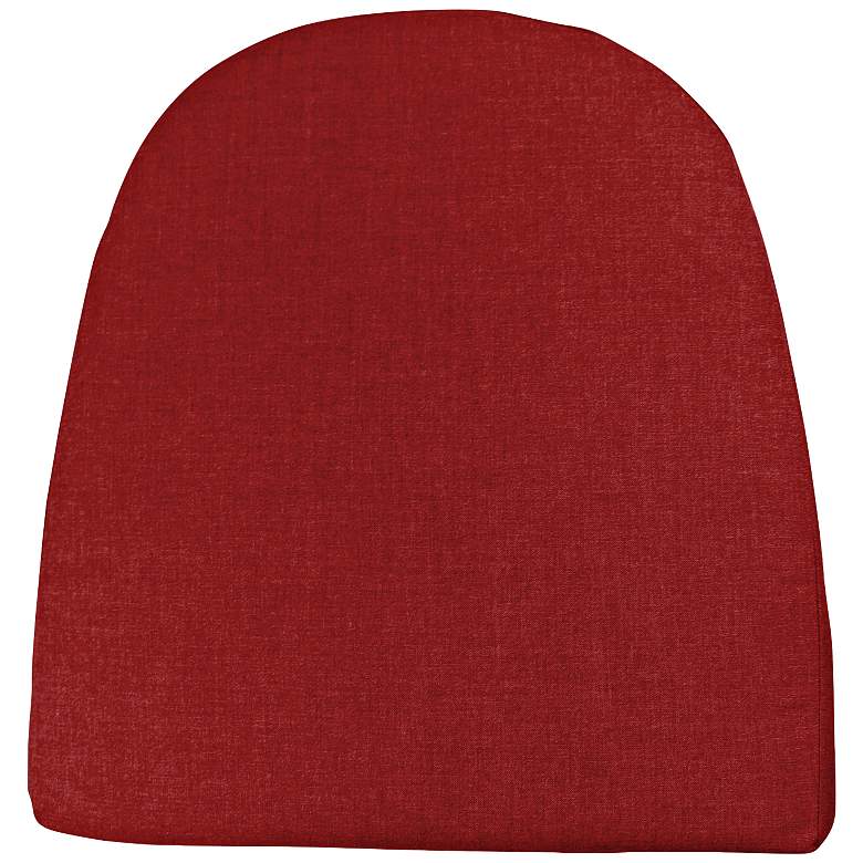 Image 1 Sunbrella Kali Canvas Jockey Red 20" High Rocker Cushion