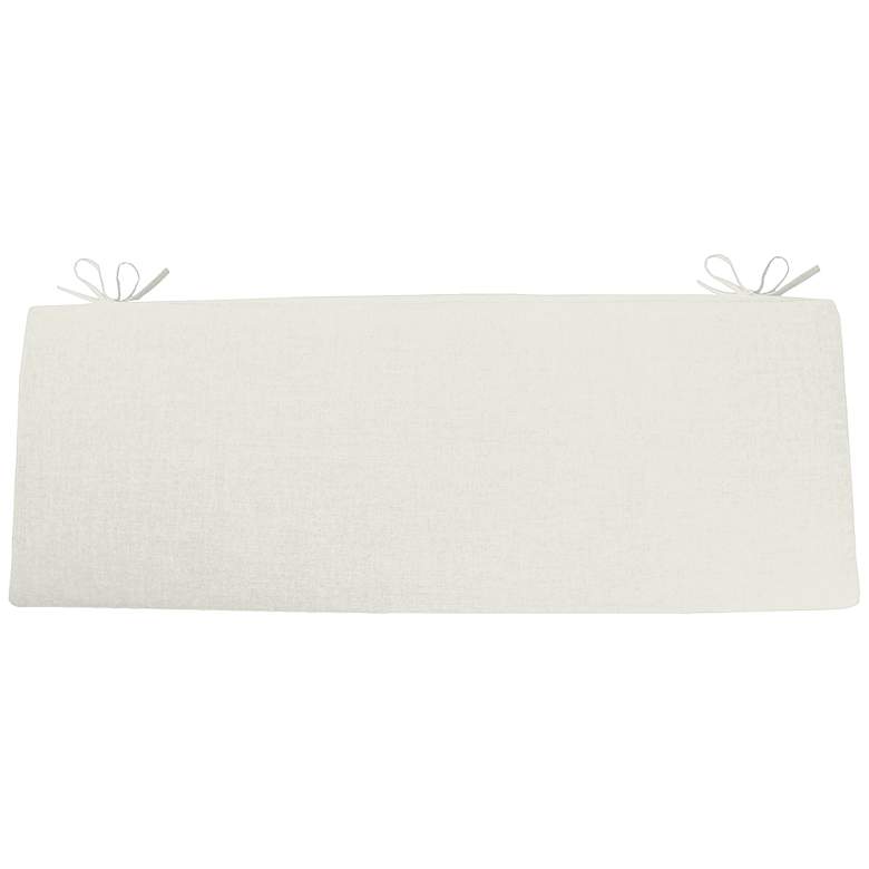 Image 1 Sunbrella Kali Canvas Natural 45" Wide Bench Cushion