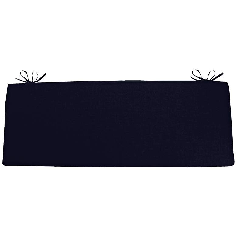 Image 1 Sunbrella Kali Canvas Navy 45" Wide Bench Cushion