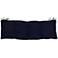 Sunbrella Kali Canvas Navy 45" Wide Tufted Bench Cushion