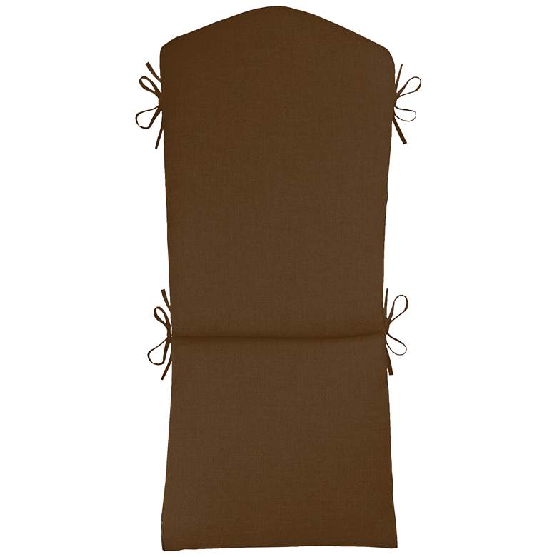 Image 1 Sunbrella Kali Canvas Teak 45" High Adirondack Cushion
