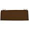Sunbrella Kali Canvas Teak 45" Wide Bench Cushion