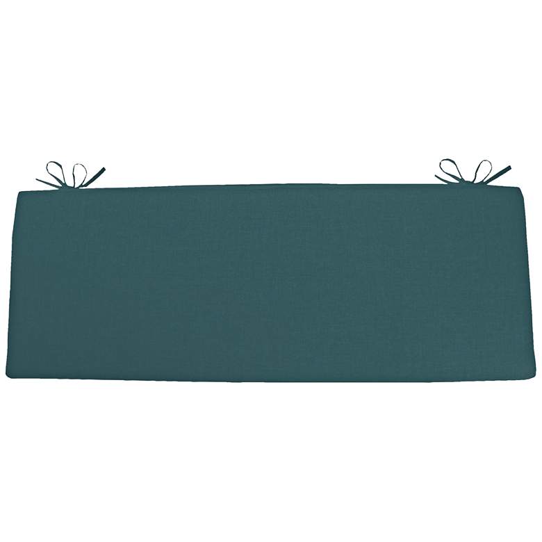 Image 1 Sunbrella Kali Cast Lagoon 45" Wide Bench Cushion