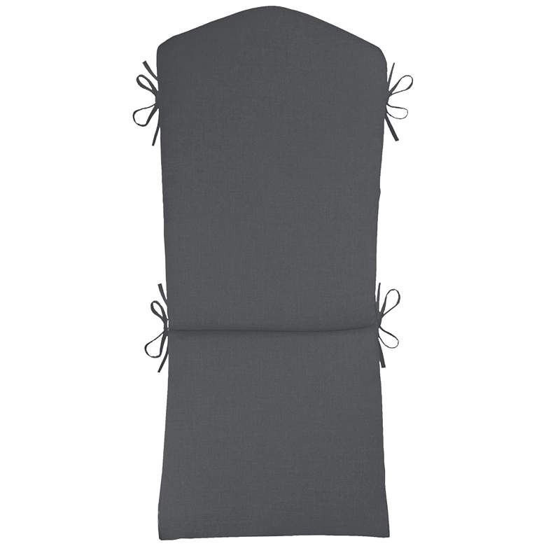 Image 1 Sunbrella Kali Cast Slate 45" High Adirondack Cushion
