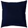 Sunbrella Navy Blue Canvas 18" Square Indoor-Outdoor Pillow