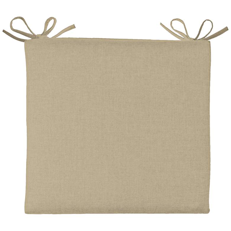 Image 1 Sunbrella Parma Canvas Antique Beige 19" Wide Chair Cushion