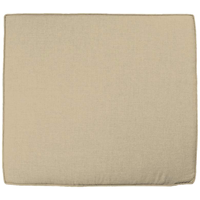 Image 1 Sunbrella Parma Canvas Antique Beige 24 1/2"W Chair Cushion