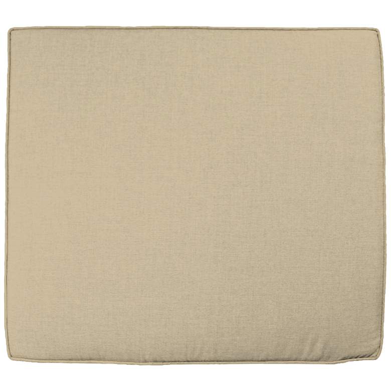 Image 1 Sunbrella Parma Canvas Antique Beige 24 1/2 inchW Chair Cushion