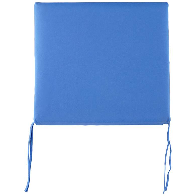 Image 1 Sunbrella Parma Canvas Capri 4 inch Thick Tied Chair Cushion