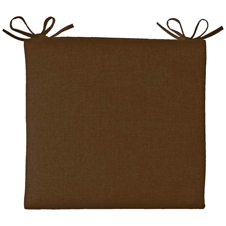 Image 1 Sunbrella Parma Canvas Teak 19" Wide Chair Cushion