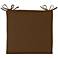 Sunbrella Parma Canvas Teak Tied Chair Cushion