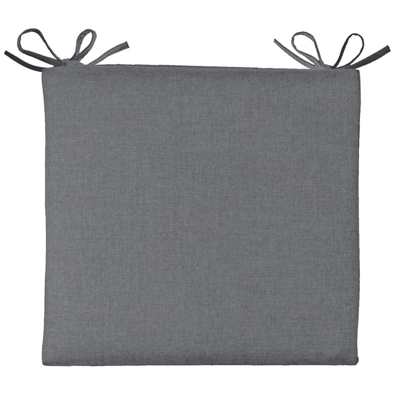 Image 1 Sunbrella Parma Cast Slate 19" Wide Chair Cushion