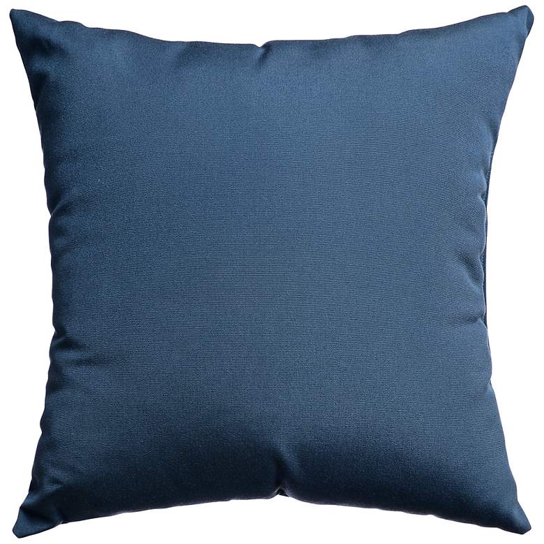 Image 1 Sunbrella Sapphire 20 inch Square Outdoor Decorative Pillow