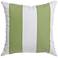 Sunbrella® Striped Natural Ginko 20" Indoor-Outdoor Pillow