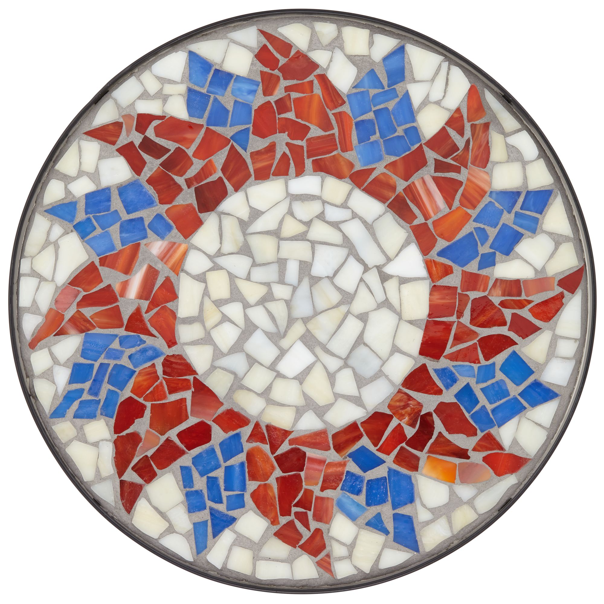 Sunburst Mosaic Red Outdoor Accent Table 587M0 Lamps Plus