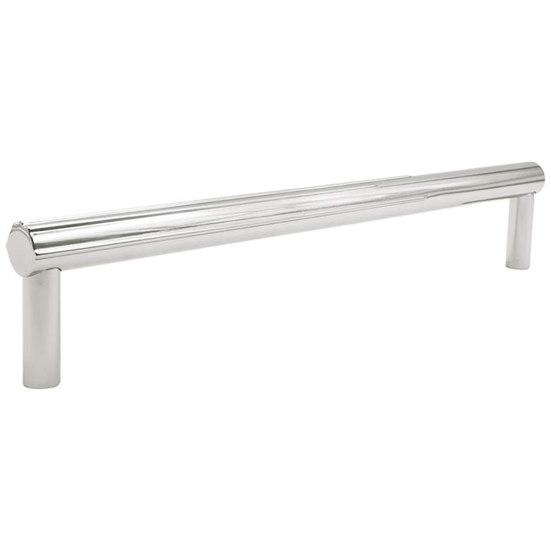 Image 1 Sunburst Polished Nickel Metal 12 3/4" Wide Appliance Pull