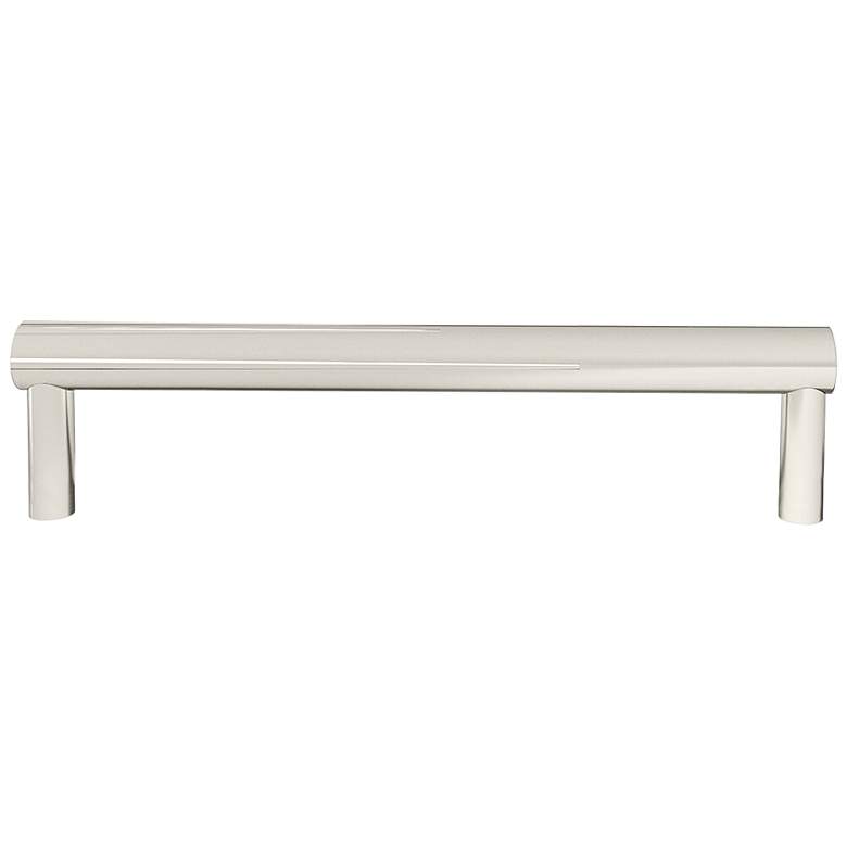Image 1 Sunburst Polished Nickel Metal 6 1/2" Wide Cabinet Pull