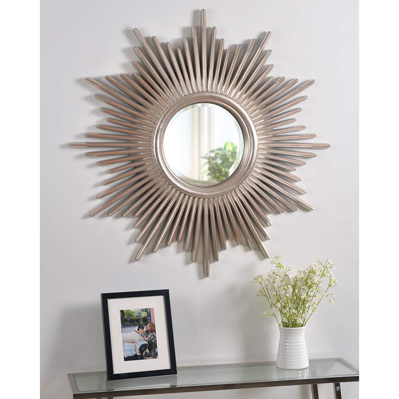 Image 1 Sunburst Reflections 36" x 36" Wall Mirror