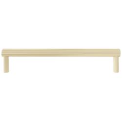 Sunburst Satin Brass Metal 12 3/4" Wide Appliance Pull