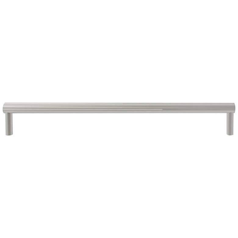 Image 1 Sunburst Satin Nickel Metal 18 3/4" Wide Appliance Pull