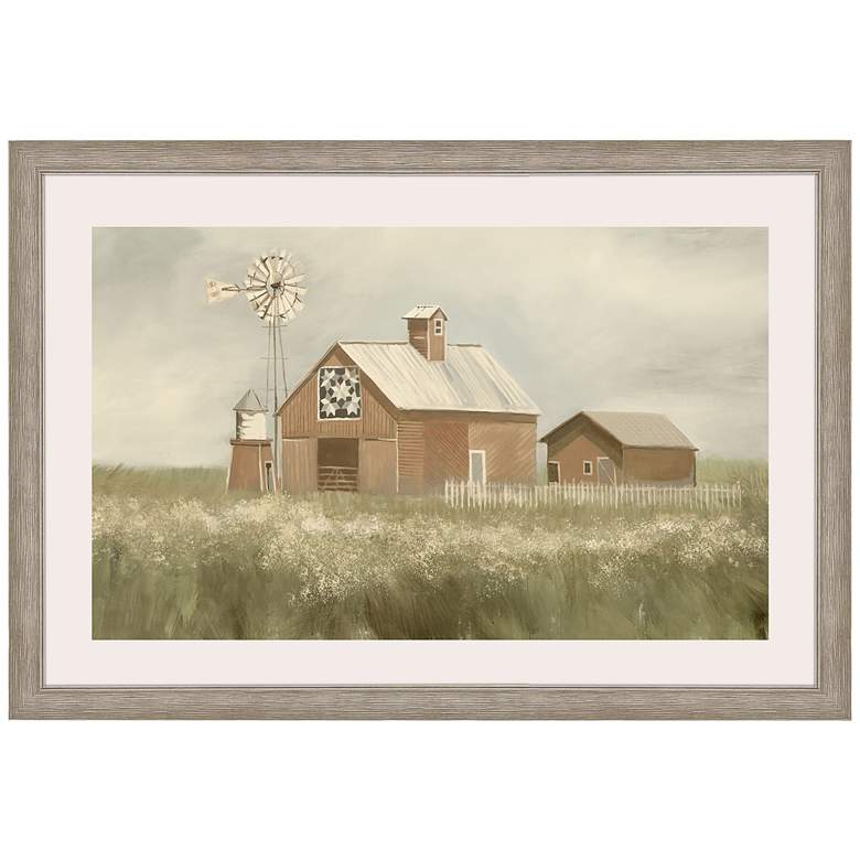 Image 3 Sunday Morning 52" Wide Exclusive Giclee Framed Wall Art