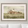 Sunday Morning 52" Wide Exclusive Giclee Framed Wall Art in scene