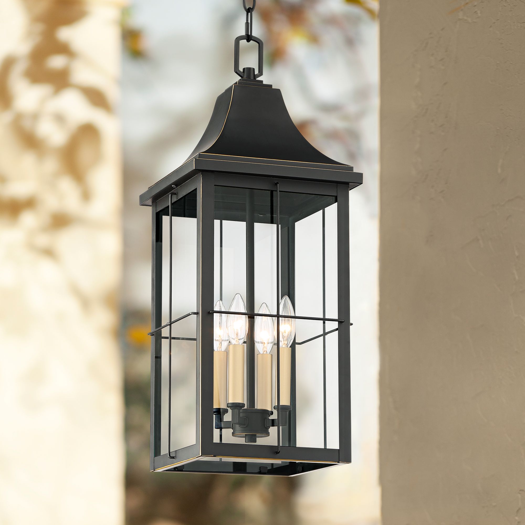 Rustic lantern pendant on sale light