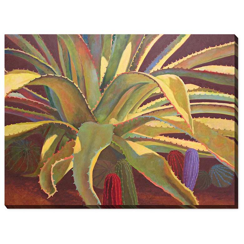 Image 1 Sundown 40" Wide All-Weather Indoor-Outdoor Canvas Wall Art